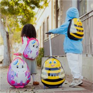 HEYS Travel Tots Bumble Bee - set of backpack and suitcase (HEYS-13030-3087)