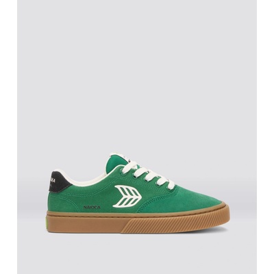 Cariuma Naioca PRO Stripe Suede and Canvas Lush Green