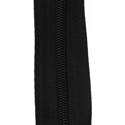 Nekonečný zips špirálový 3 mm - čierna