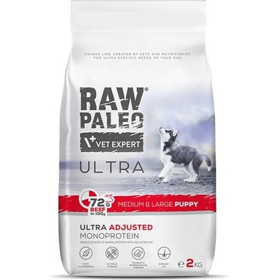 VetExpert Vetexpert Raw Paleo Ultra Beef Puppy Medium/Large 2 кг