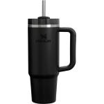 STANLEY Черен термос със сламка от неръждаема стомана 890 ml Quencher H2. O FlowState Tumbler Black 2.0 - Stanley (100000143340)