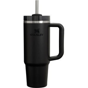 STANLEY Черен термос със сламка от неръждаема стомана 890 ml Quencher H2. O FlowState Tumbler Black 2.0 - Stanley (100000143340)