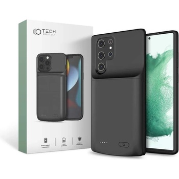 Tech-Protect Power Battery Case 4800mAh - кейс с вградена батерия за Samsung Galaxy S22 Ultra (черен)