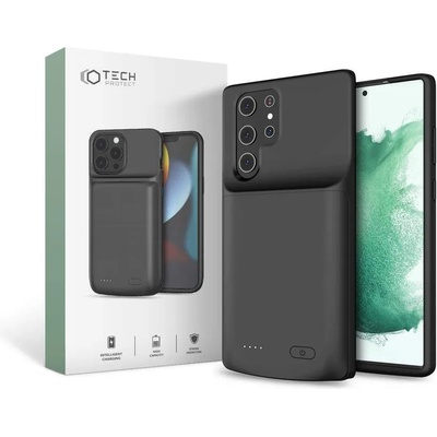 Tech-Protect Power Battery Case 4800mAh - кейс с вградена батерия за Samsung Galaxy S22 Ultra (черен)