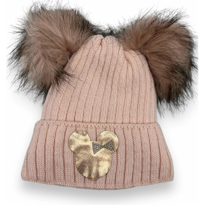 Gracek dívčí zimní čepice růžové