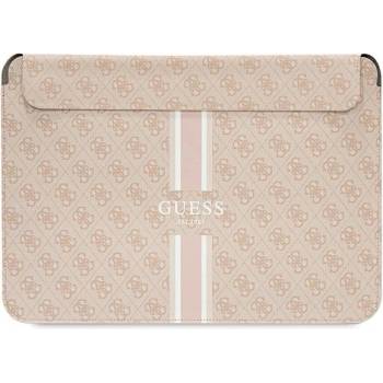 GUESS Guess 4G Printed Stripes калъф за лаптоп, 16", розов