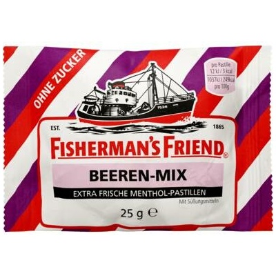 Fisherman's Friend Beeren-mix Lesní plody bez cukru 25 g