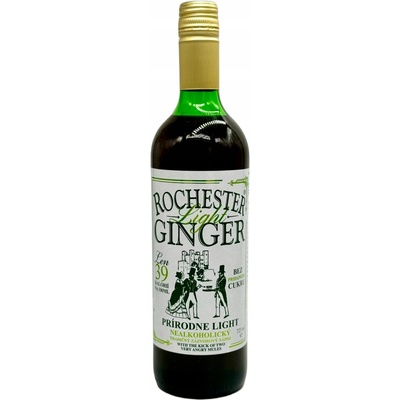Rochester Ginger Light Zázvorový nápoj s jablečnou šťávou bez cukru 725 ml