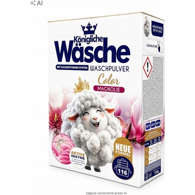 Königliche Wäsche prací prášek Color na barevné prádlo 100 PD 7 kg