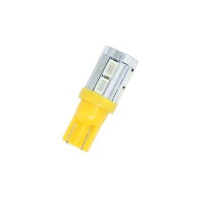 Лед крушки тип t10 5w с 10 smd 5630 диода - Жълт цвят