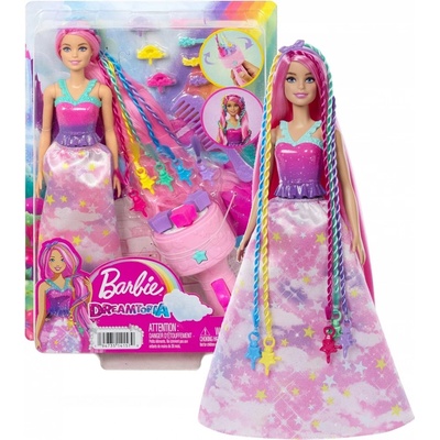 Barbie Dreamtopia Princezna s barevnými pramínky