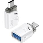 XO Адаптер XO USB гнездо - Type-C, OTG, FEHÉR XO-NB256B (XO-NB256B)