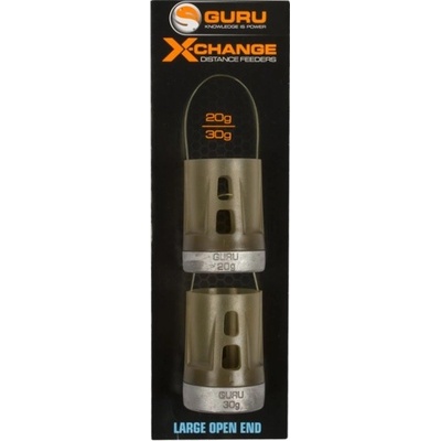 Guru Krmítko X-Change Distance Open End Feeder Hmotnost: 20g+30g, Velikost: Large