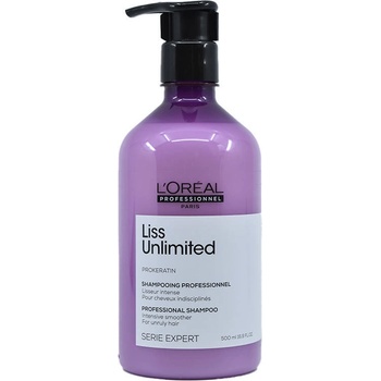 L´Oréal Professionnel Serie Expert Liss Unlimited Shampoo Šampon pro intenzivní uhlazení nepoddajných vlasů 500 ml