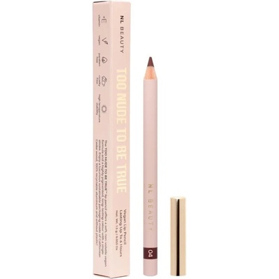 NL Beauty NL BEAUTY, 04 FANTASY, Дълготраен Молив за Устни, Обогатен с Витамин Е, TOO NUDE TO BE TRUE Молив за устни 1, 5gr