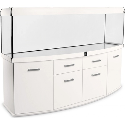 Diversa Solid LED akvarijní set vypouklý bílý 720 l