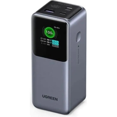 UGREEN Преносима батерия Powerbank 25 000mAh, 200W PB722 UGREEN - СИВ (6941876242931)