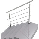 Hahn Nerezové zábradlí na schody - set (délka:1500 x výška:900mm) LESK