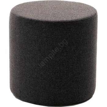 Asir Пуф rondo Ø 40 см, тъмно кафяв (as3164)