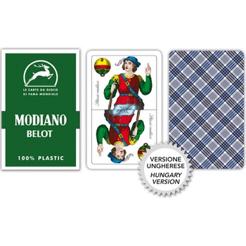 Modiano Magiare Belot mariášové karty Profi plastové karty