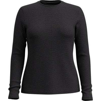 Smartwool Дамски вълнен пуловер Smartwool Women's Thermal Merino Rib Crew Merino longsleeve - Charcoal Heather - размер XS (105-5275-0111)