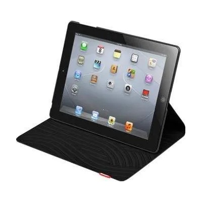 SwitchEasy CANVAS - кожен кейс и поставка за iPad 4, iPad 3, iPad 2 (черен)