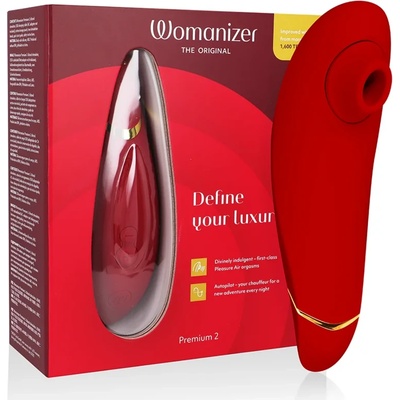 Премиум клитор стимулатор - Womanizer Premium 2 Bordeaux (D-235672)