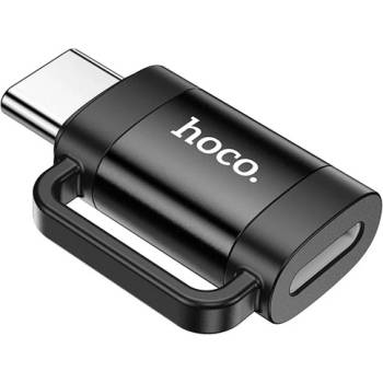 hoco. Адаптер HOCO UA31E с гнездо за мълния - Type-C, OTG, ЧЕРЕН UA31E_B (UA31E_B)
