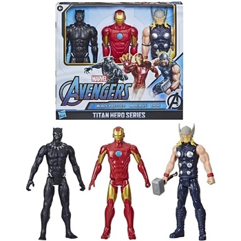 Hasbro Avengers Sada 3 Figúrok 30 cm Čierny Panter Iron Man Thor od