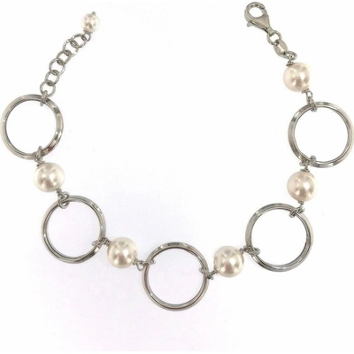 INFINITYSILVER Strieborný náramok s perlami 21106418+