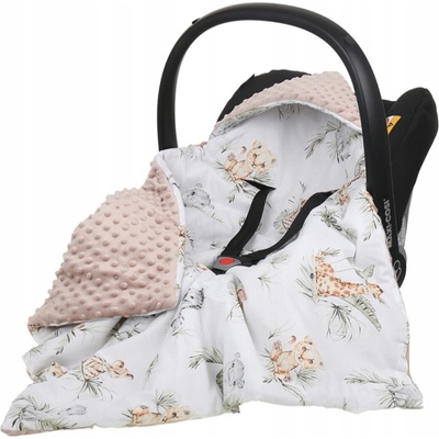 Vulpi Deka s kapucňou do autosedačky Minky Baby lev