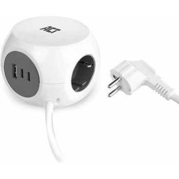 ACT 3 Plug + 3 USB 1,5 m (AC2420)