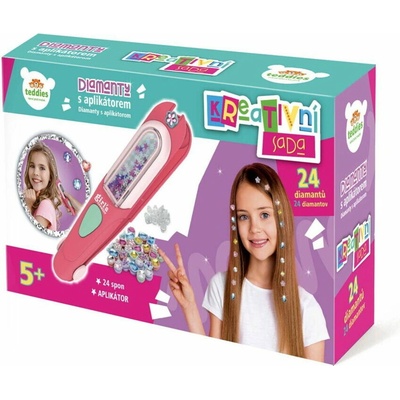 TEDDIES Dětská kreativní hra Třpytivé kamínky do vlasů – Zbozi.Blesk.cz