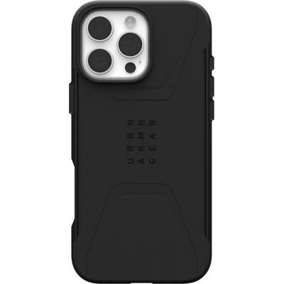 Urban Armor Gear Гръб UAG Civilian Magsafe за iPhone 16 Pro Max - Черен