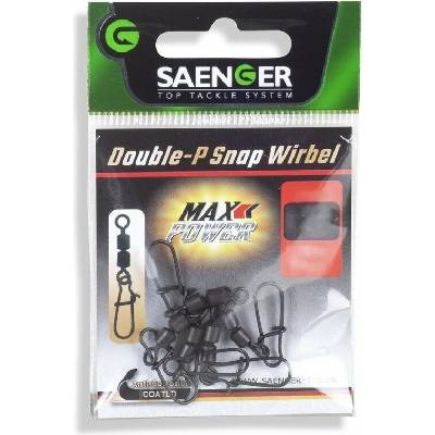 Saenger dvojitý obratlík s karabínkou Double-P veľ.27 mm