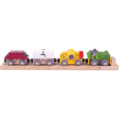 Bigjigs Rail Dřevěný stavební vlak