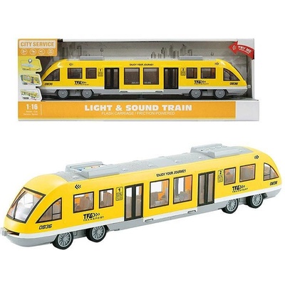 Felyx Toys City Service Влак метро 1: 16 жълт (1007229F)