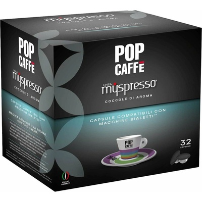 Pop Caffe kapsule kompatibilné Bialetti Coccole di Aroma 32 ks