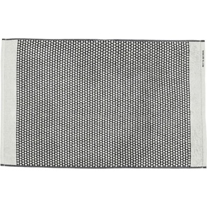 Mette Ditmer Denmark Черно-бяла текстилна постелка за баня 50x80 cm Grid - Mette Ditmer Denmark (GRIBMB09)