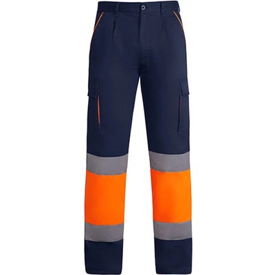 Roly Enix pánske reflexné nohavice HV9321 Navy Blue