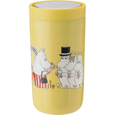 Stelton TO GO Termohrnek 200 ml Mumínci Žlutá Lemonade