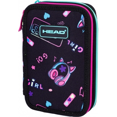 Astra Ученически несесер Astra Head - Давай момиче, 2 ципа (AS503024040)