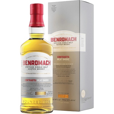 Benromach Contrasts Peat Smoke 2014 46% 0,7 l (kartón)