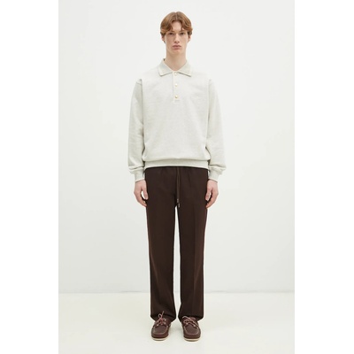 Drôle de Monsieur Памучен суичър Drôle de Monsieur Le Polo Drule (PERM.PL132.CO127.GY)