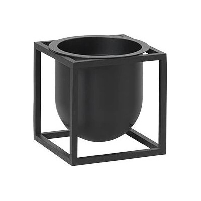 Audo Кашпа Kubus на стойка 10 см черна (71070-000571)