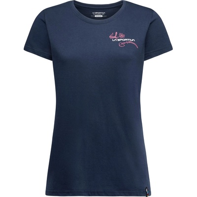 La Sportiva Дамска тениска La Sportiva Women's Climb Flower T-Shirt - Night Sky (916-3496-0212)