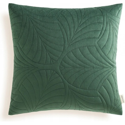 Room99 polštář s velurovou ozdobou Feel zelený Premium 45x45