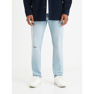 Celio Светлосини мъжки дънки с права кройка и скъсан ефект Celio Vomarble Celio | Sin | МЪЖЕ | 30/34