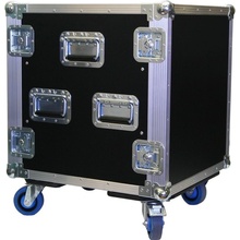 EXAFIX Flight case 12U/460mm kola BK