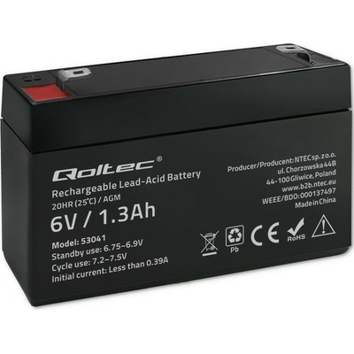 Qoltec 6V 1.3Ah